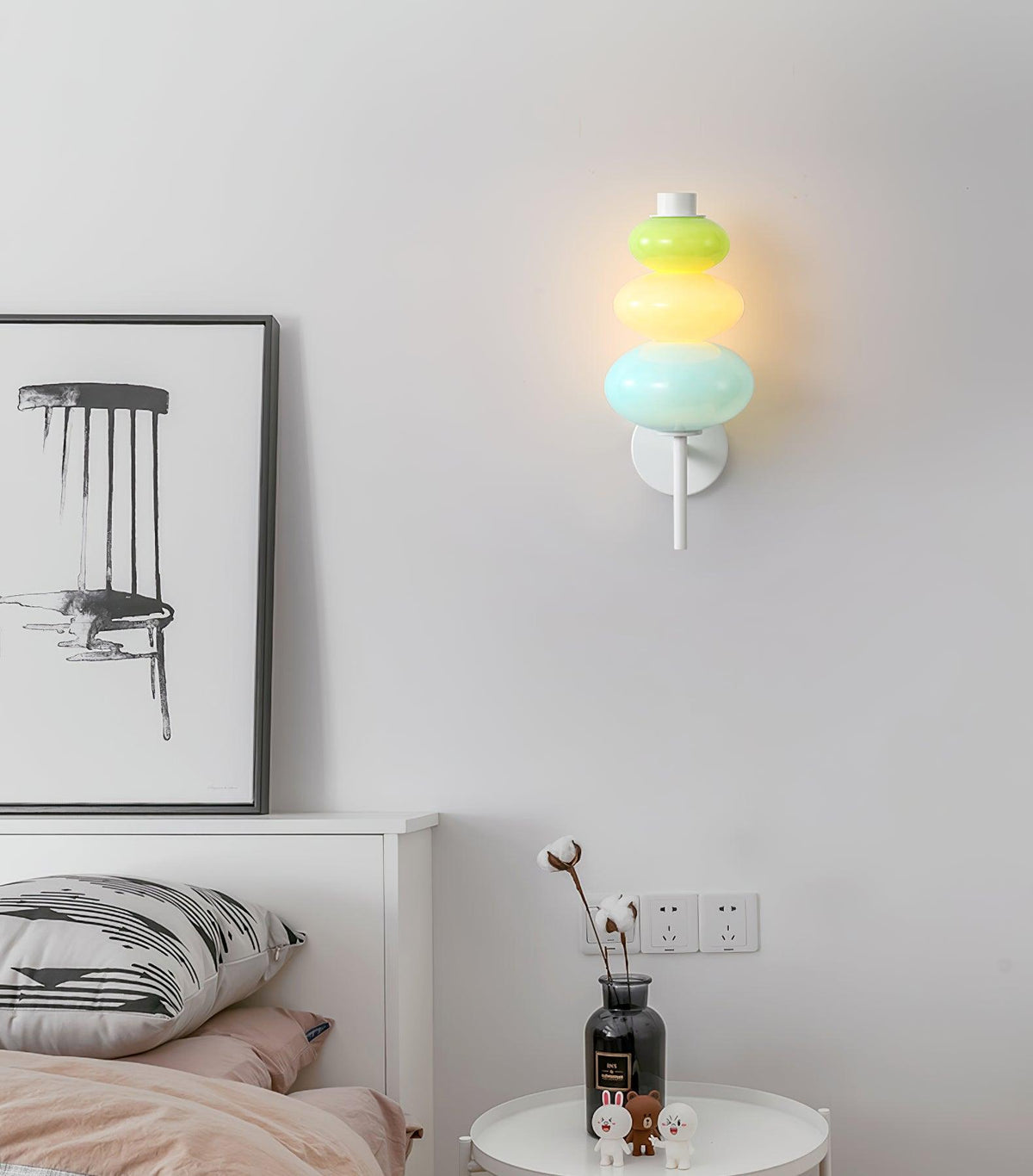 Glass Candy String Wall Lamp - view 9
