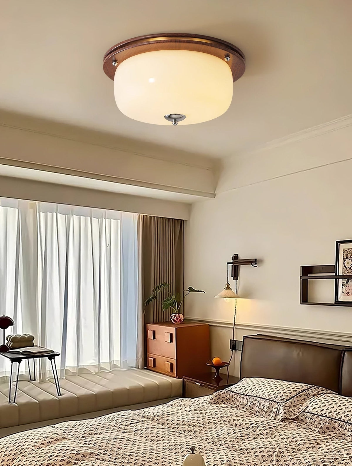 Glass Dome Ceiling Light