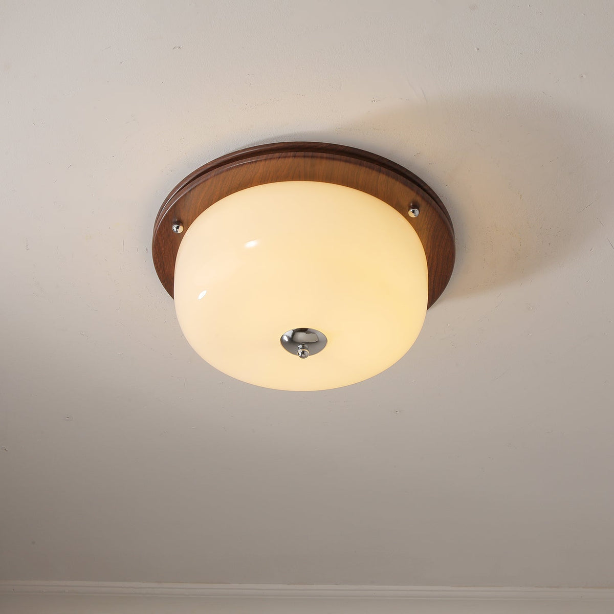 Glass Dome Ceiling Light