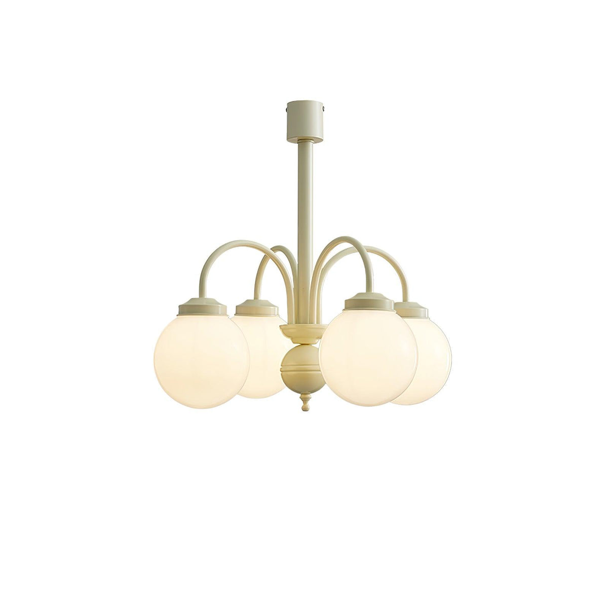 Cream Glass Sphere Chandelier - view 29