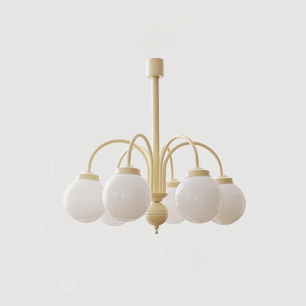Cream Glass Sphere Chandelier - view 18