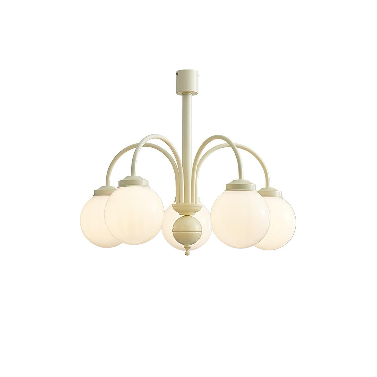Cream Glass Sphere Chandelier - view 5