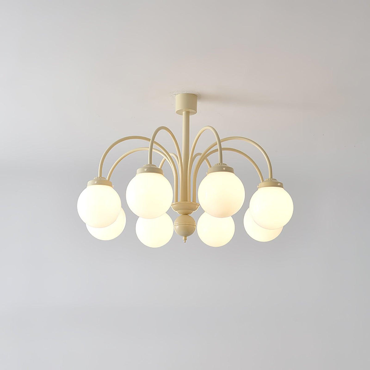 Cream Glass Sphere Chandelier - view 23