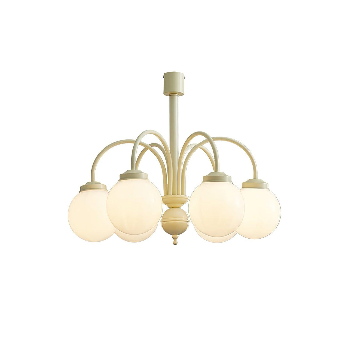 Cream Glass Sphere Chandelier - view 6
