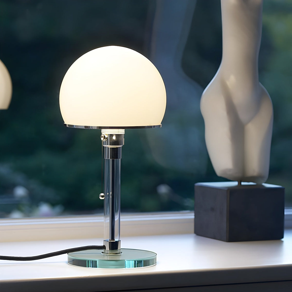 Globe Glass Table Lamp - view 2