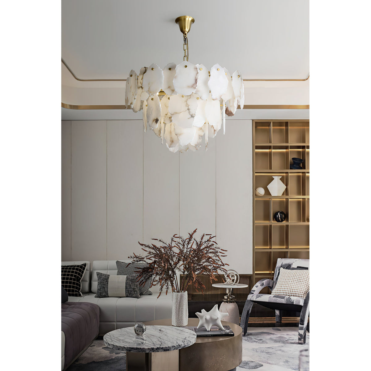 Gloire Alabaster Chandelier - view 10