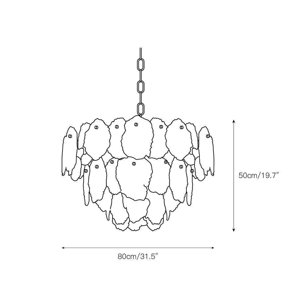 Gloire Alabaster Chandelier - view 3