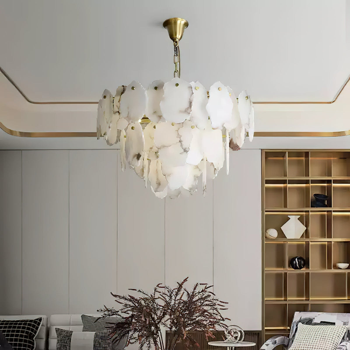 Gloire Alabaster Chandelier - view 4