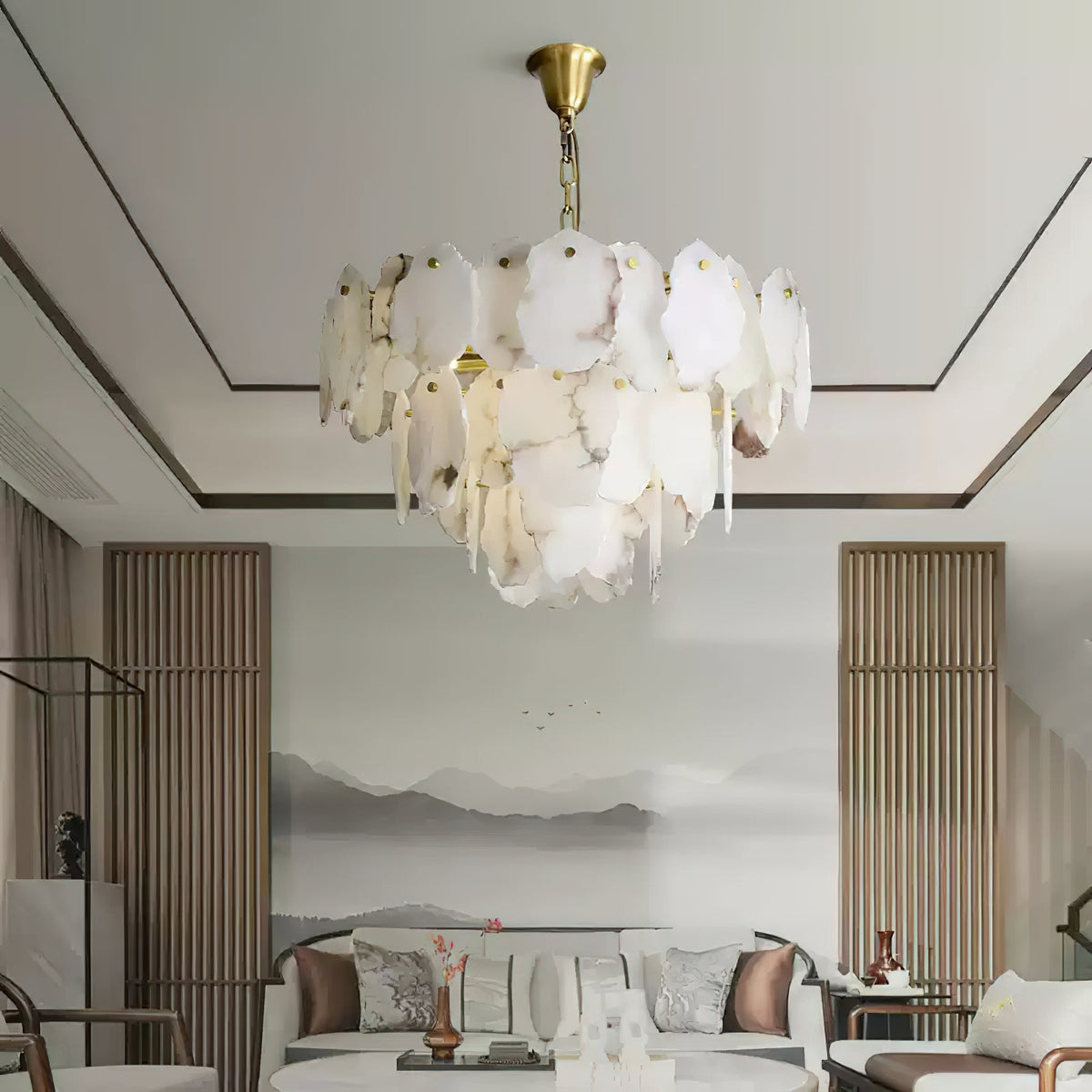 Gloire Alabaster Chandelier - view 5