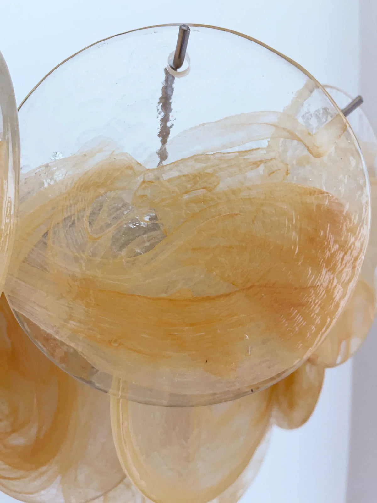 Gold Vintage Murano Glass Wall Lamp - view 10