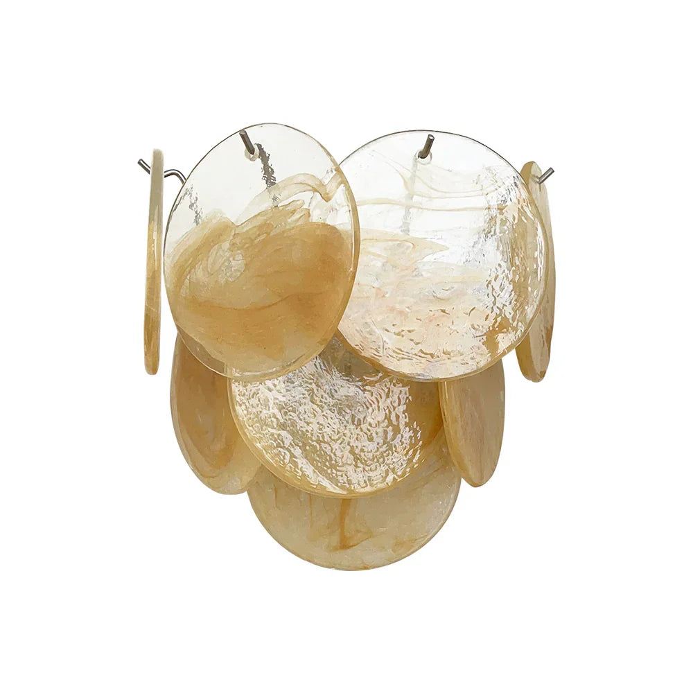 Gold Vintage Murano Glass Wall Lamp - view 11