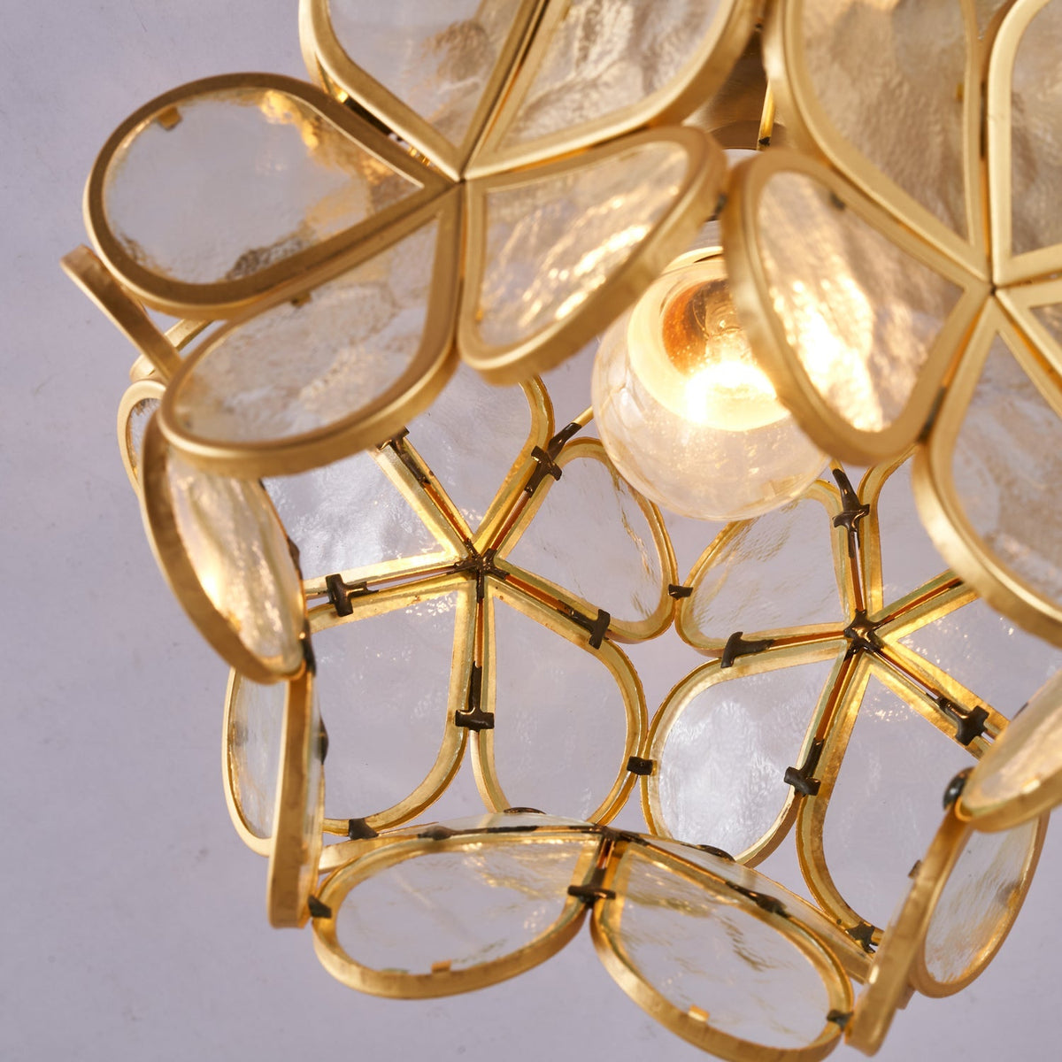 Golden Bloom Ceiling Light