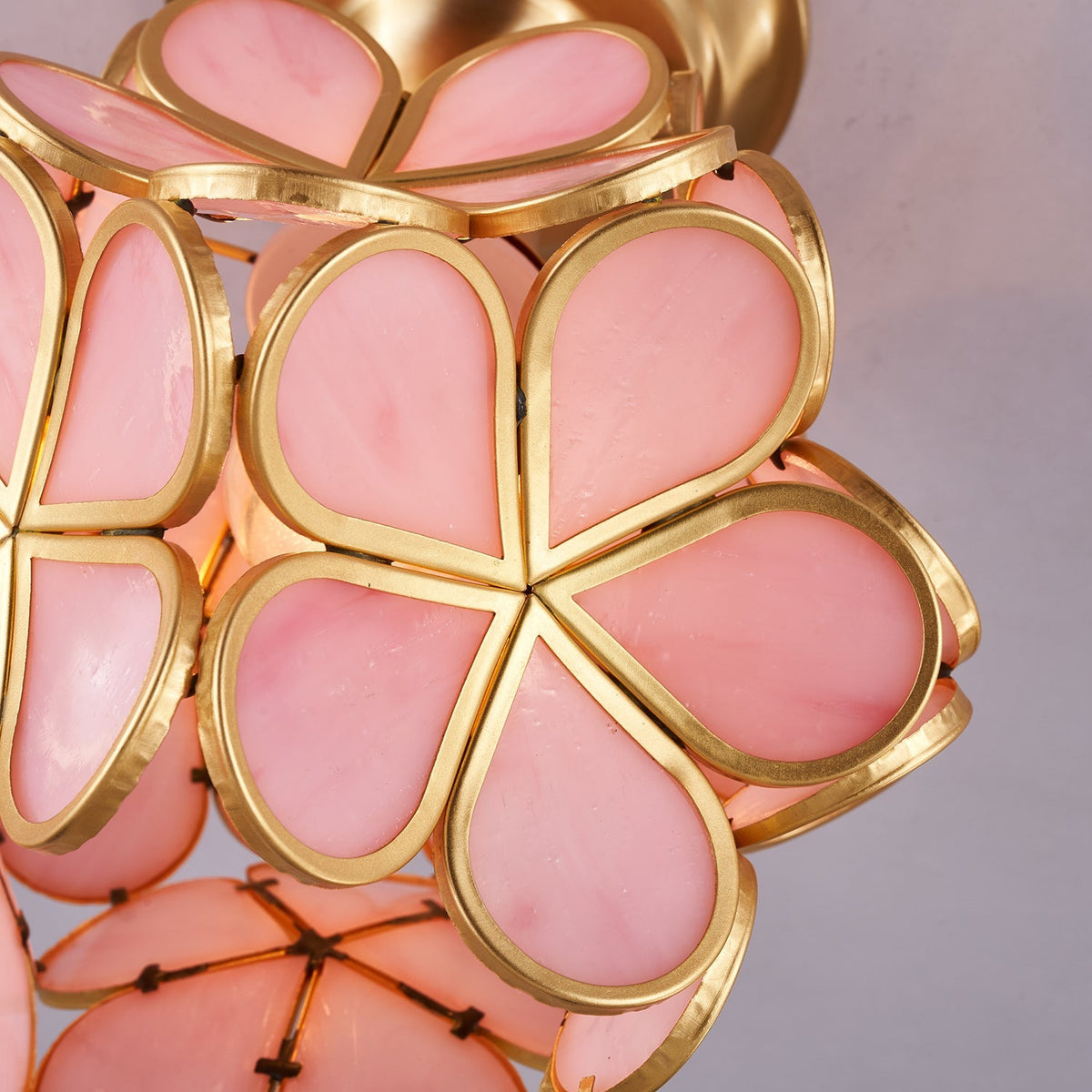 Golden Bloom Ceiling Light