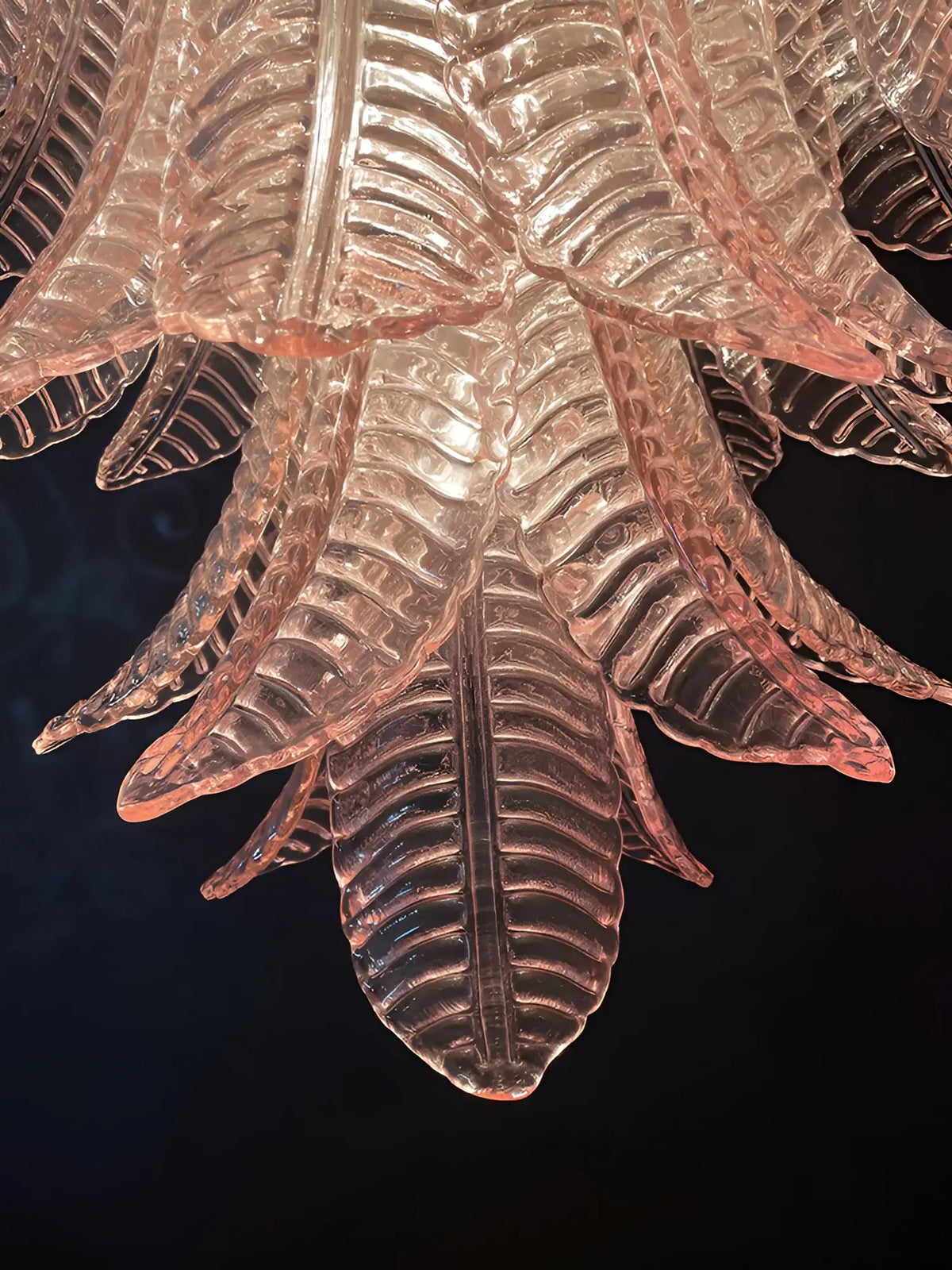 Gorgeous Murano Felci Pink Glass Chandelier - view 15