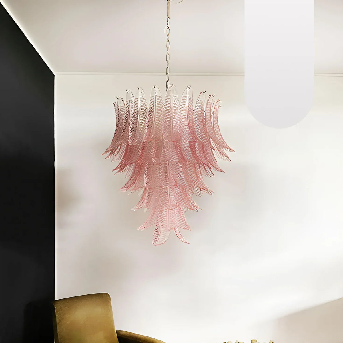 Gorgeous Murano Felci Pink Glass Chandelier - view 18