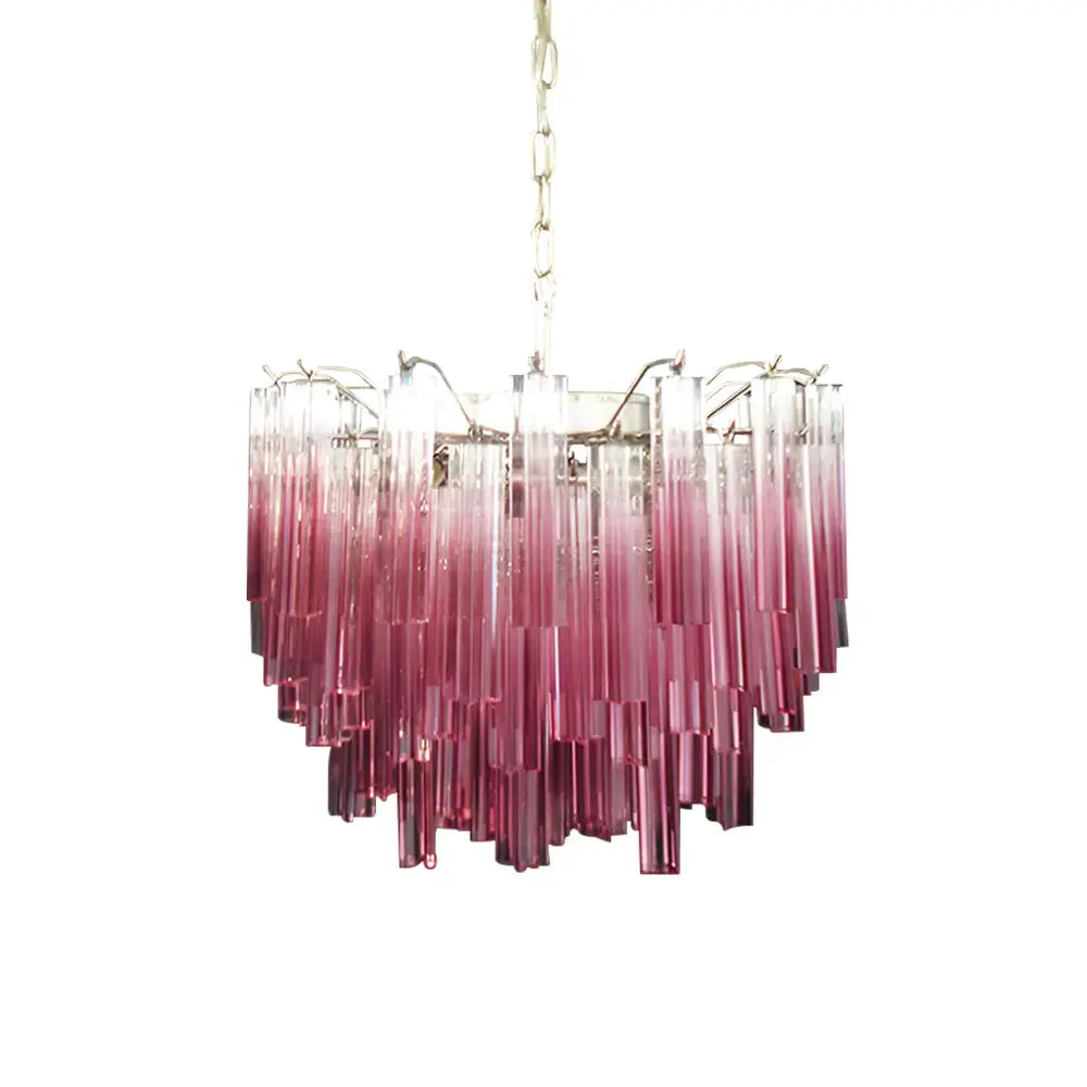 Gorgeous Murano Quadriedri Prisms Chandelier - view 20
