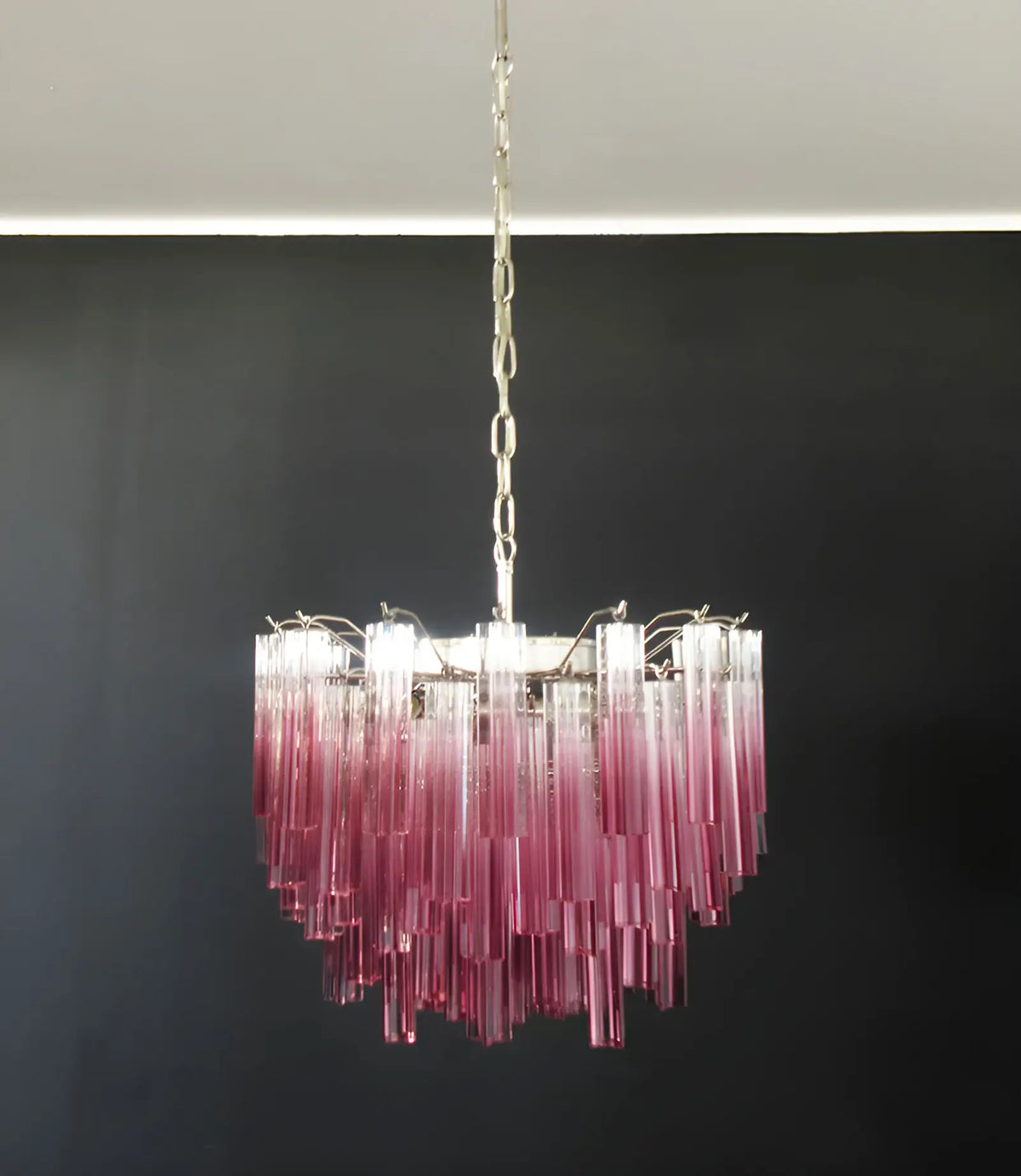 Gorgeous Murano Quadriedri Prisms Chandelier - view 7