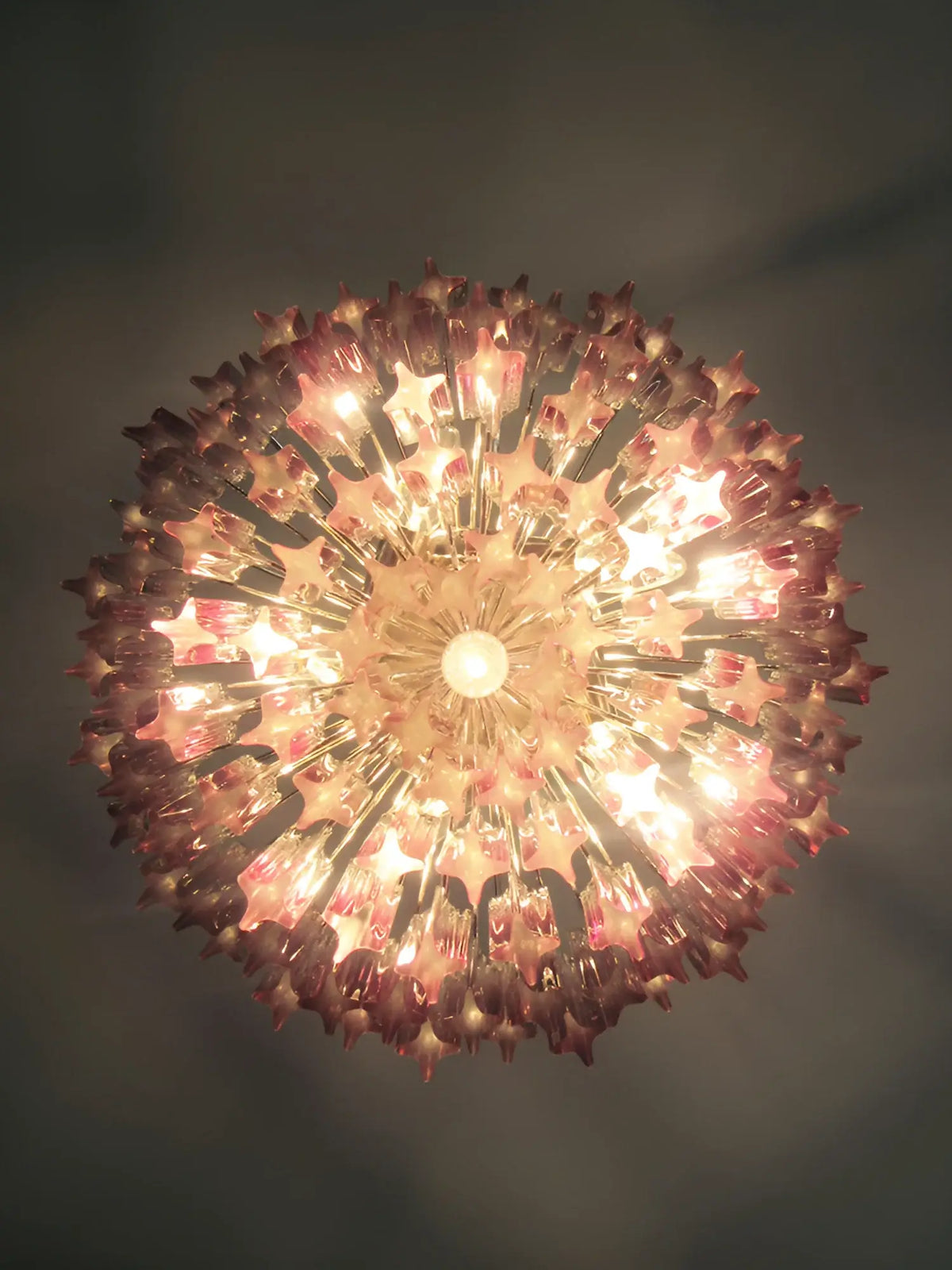 Gorgeous Murano Quadriedri Prisms Chandelier - view 11