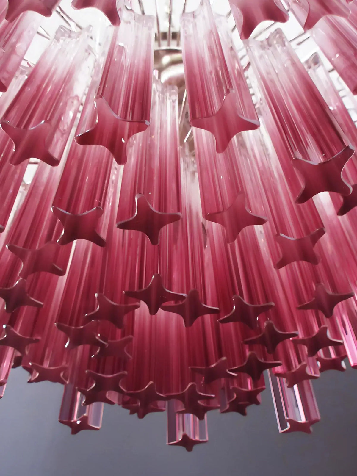 Gorgeous Murano Quadriedri Prisms Chandelier - view 13