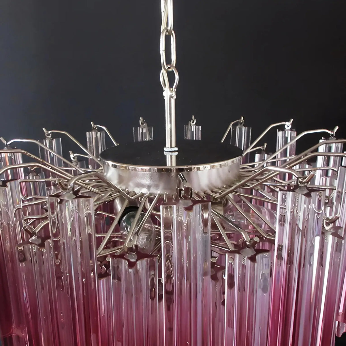 Gorgeous Murano Quadriedri Prisms Chandelier - view 15