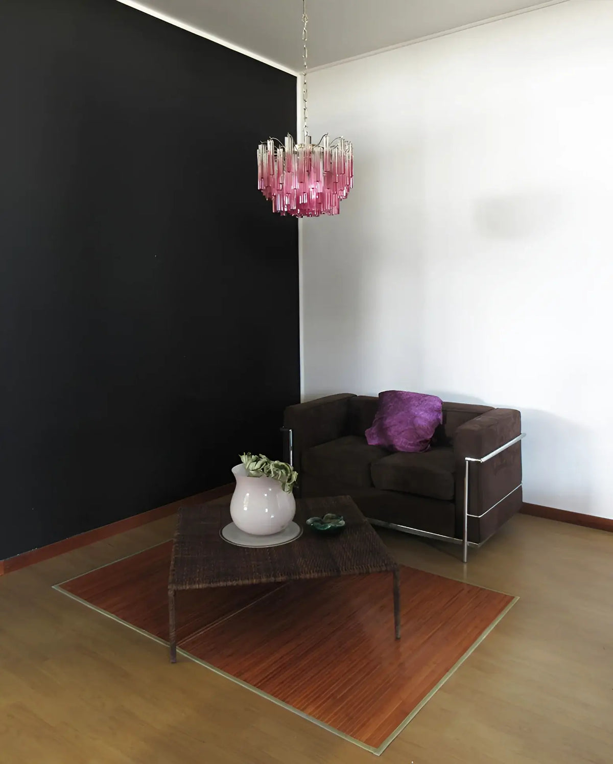 Gorgeous Murano Quadriedri Prisms Chandelier - view 6