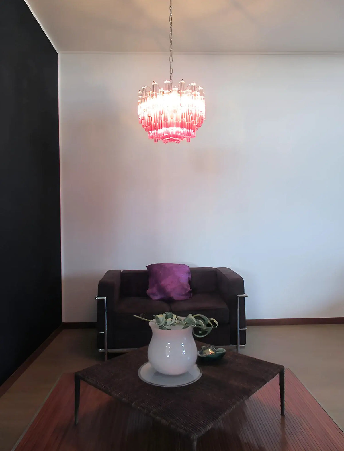 Gorgeous Murano Quadriedri Prisms Chandelier - view 5