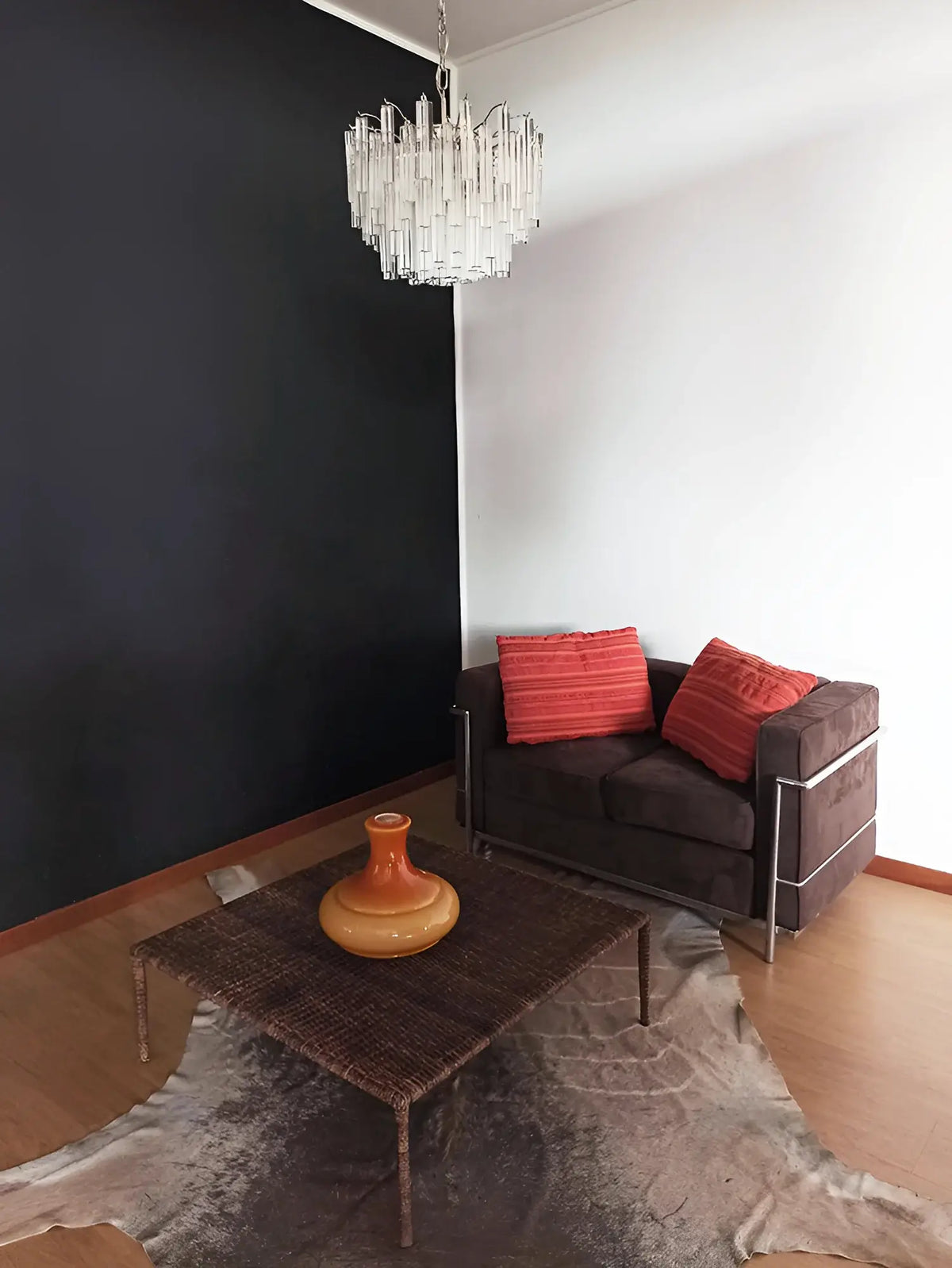 Gorgeous Murano Quadriedri Prisms Transparent Chandelier - view 4