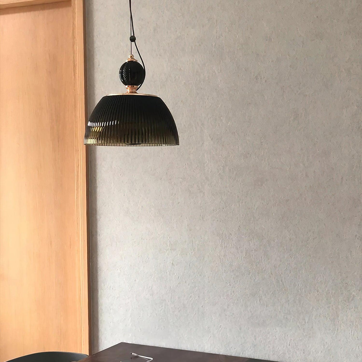 Green Glass Bowl Pendant Lamp - view 15