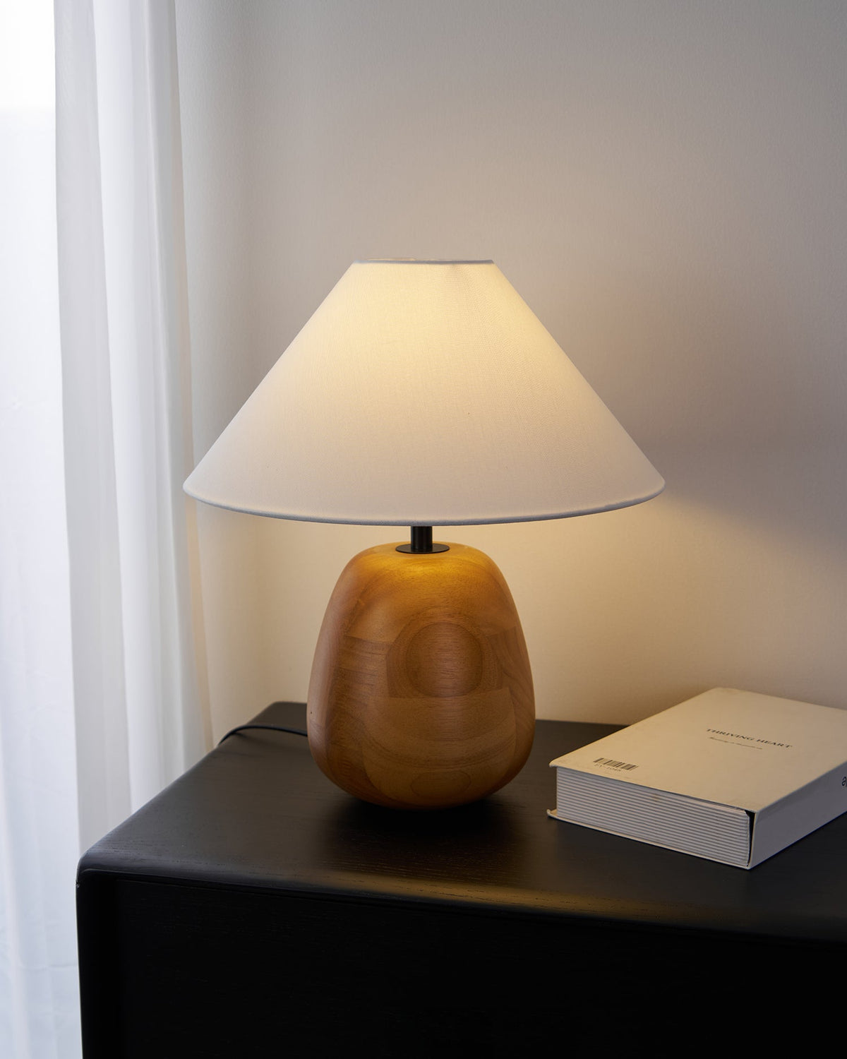 Irving Wood Table Lamp - view 8