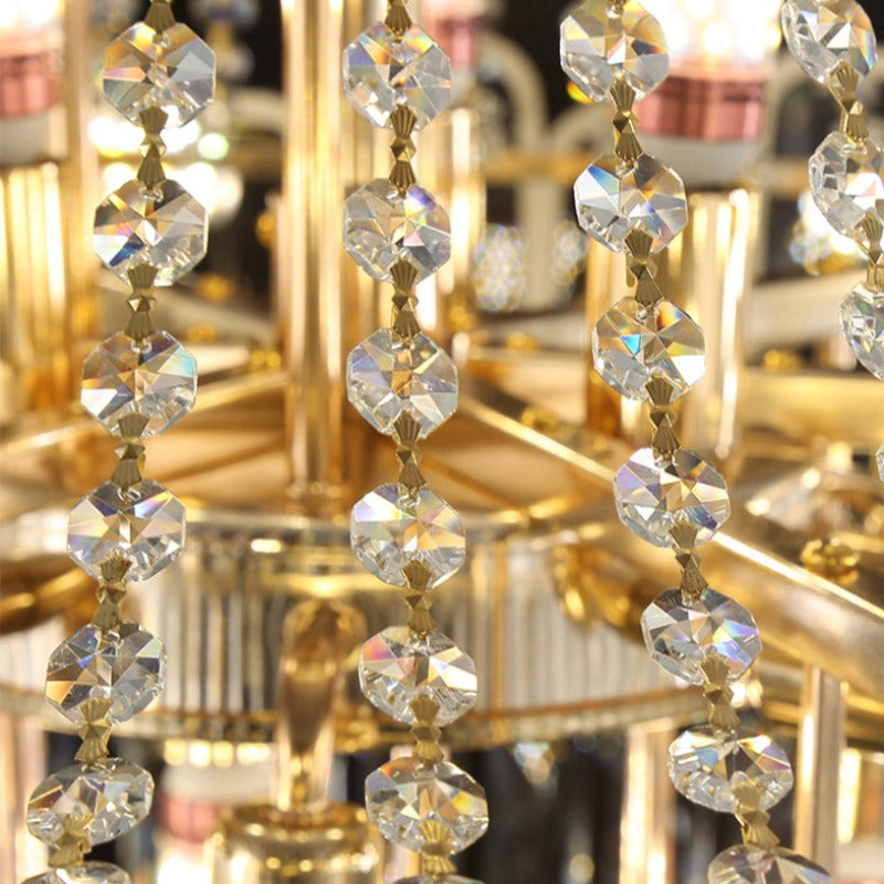 Castel 39" Contemporary Chandelier