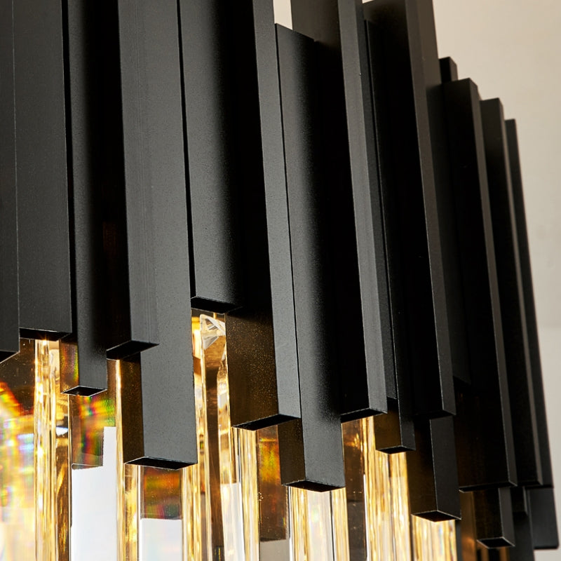 Gio Crystal Chandelier, Black - view 3