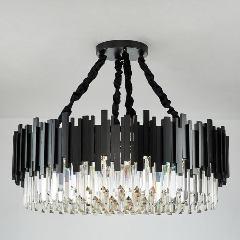 Gio Crystal Chandelier, Black - view 6