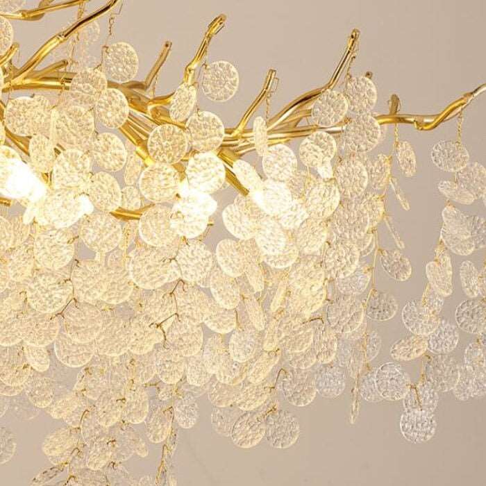 Albero Frost Glass Dining Room Chandelier - view 4