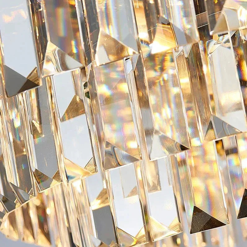 Gio Rose Gold Modern Chandelier