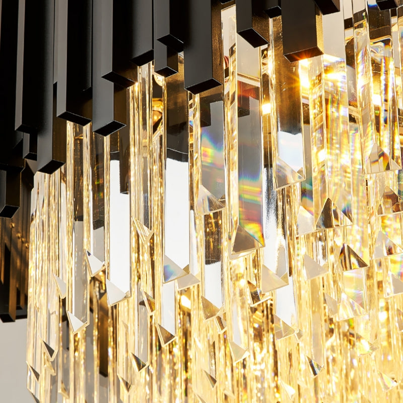 Gio Crystal Chandelier, Black - view 5