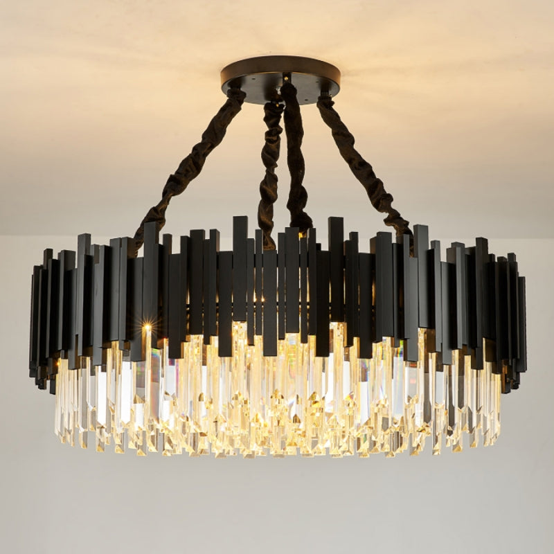 Gio Crystal Chandelier, Black - view 2