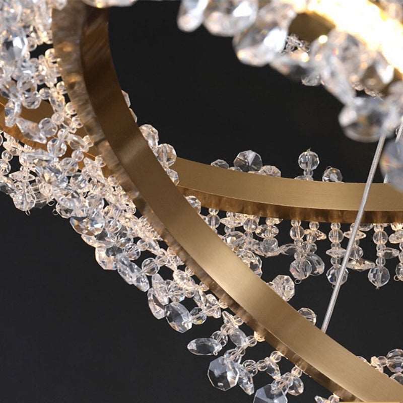 Capri 3-Ring Modern Light Fixture - view 2