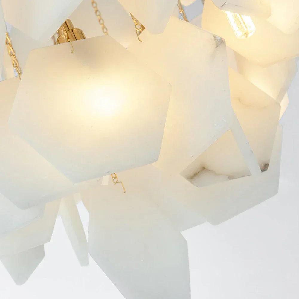 Moonshade Natural Marble Modern Chandelier - view 6