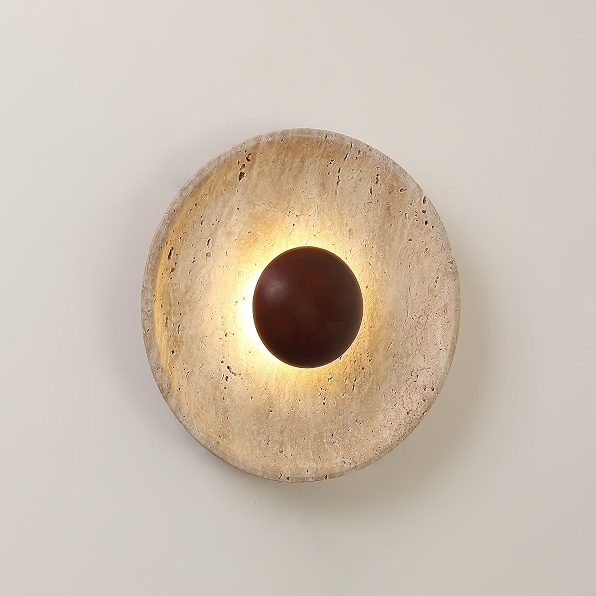 Halo Travertine Wall Light - view 12