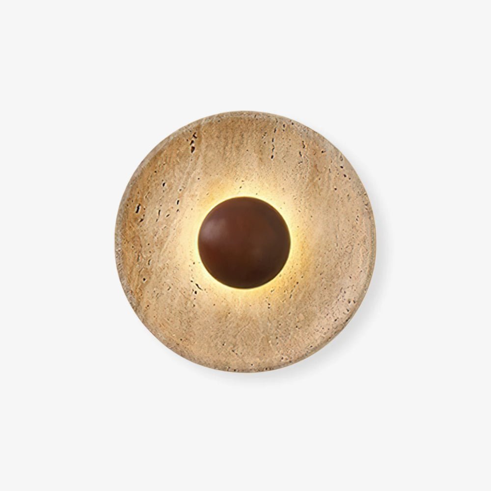 Halo Travertine Wall Light - view 8