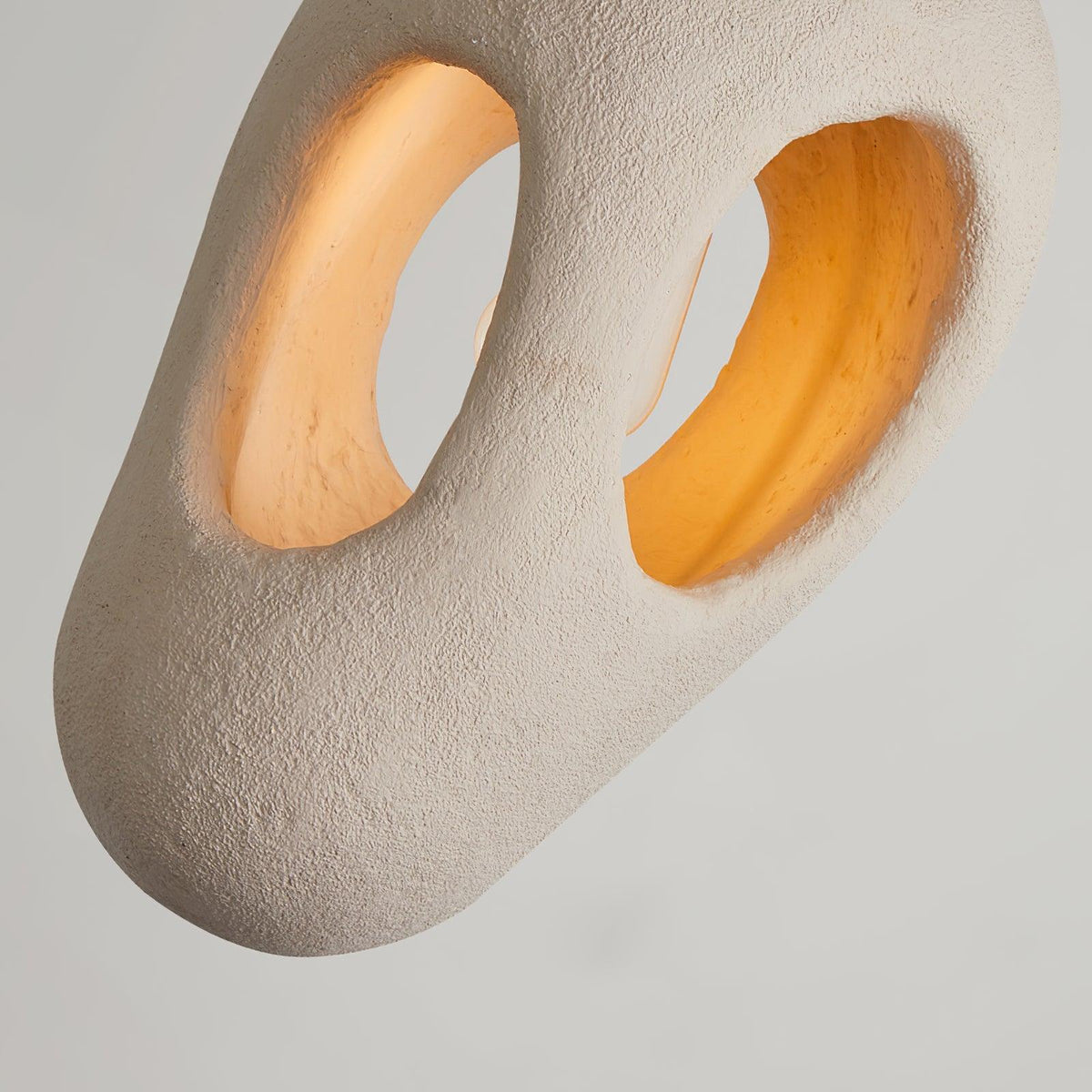 Hand-Built White Pendant Lamp - view 19
