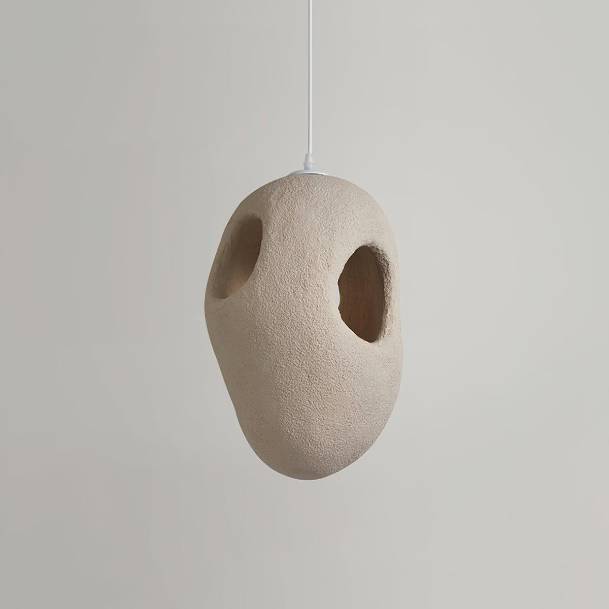 Hand-Built White Pendant Lamp - view 10