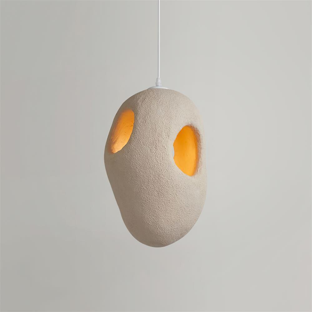 Hand-Built White Pendant Lamp - view 11