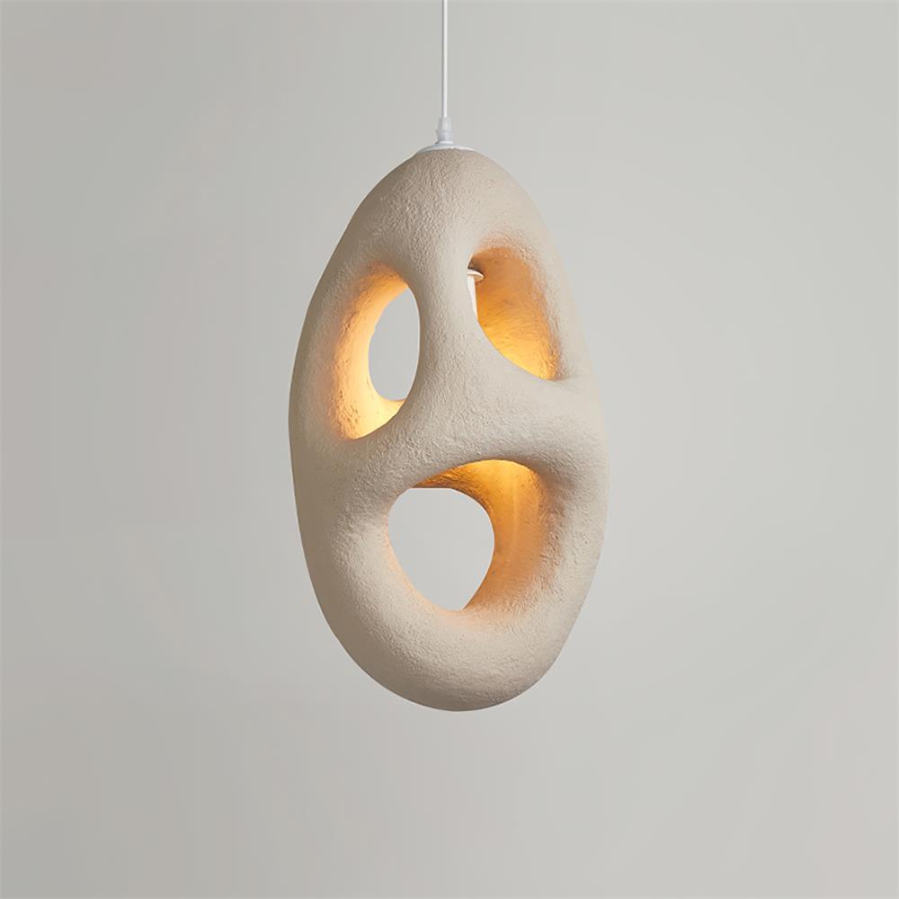Hand-Built White Pendant Lamp - view 13