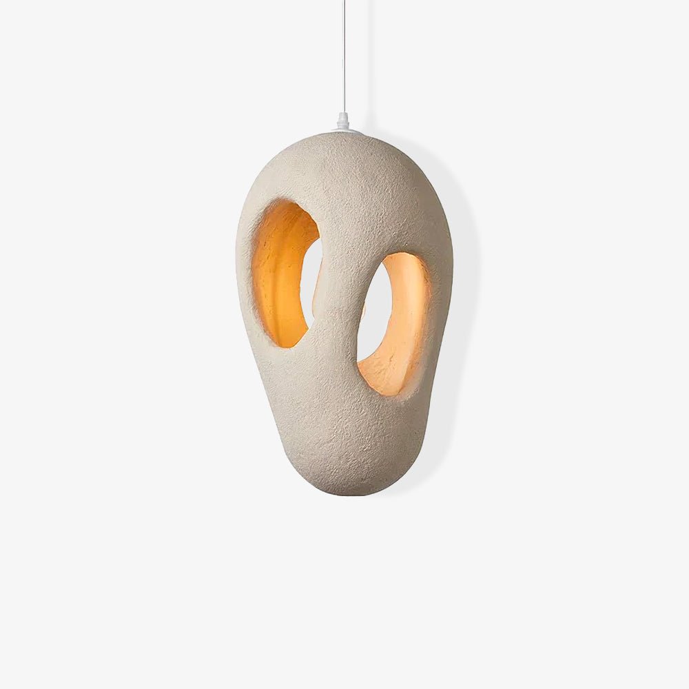 Hand-Built White Pendant Lamp - view 9