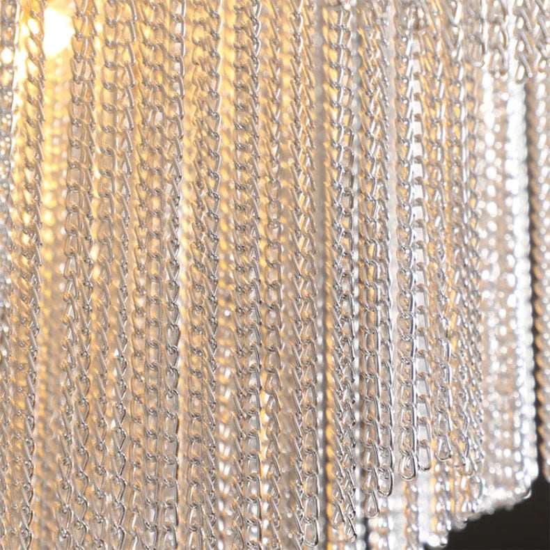 Cadena Chain Tassel Ceiling Light Fixture - view 3
