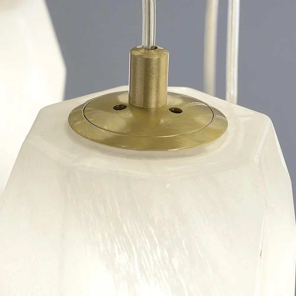 Frost Glass Pendant Foyer Chandelier - view 5