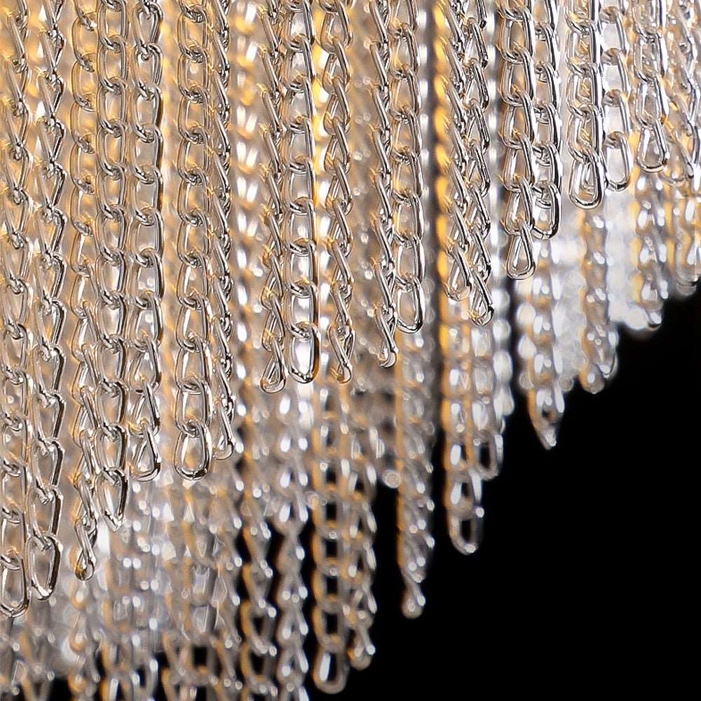 Cadena Chain Tassel Ceiling Light Fixture - view 4