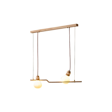 Hemp Rope Glass Pendant Lamp