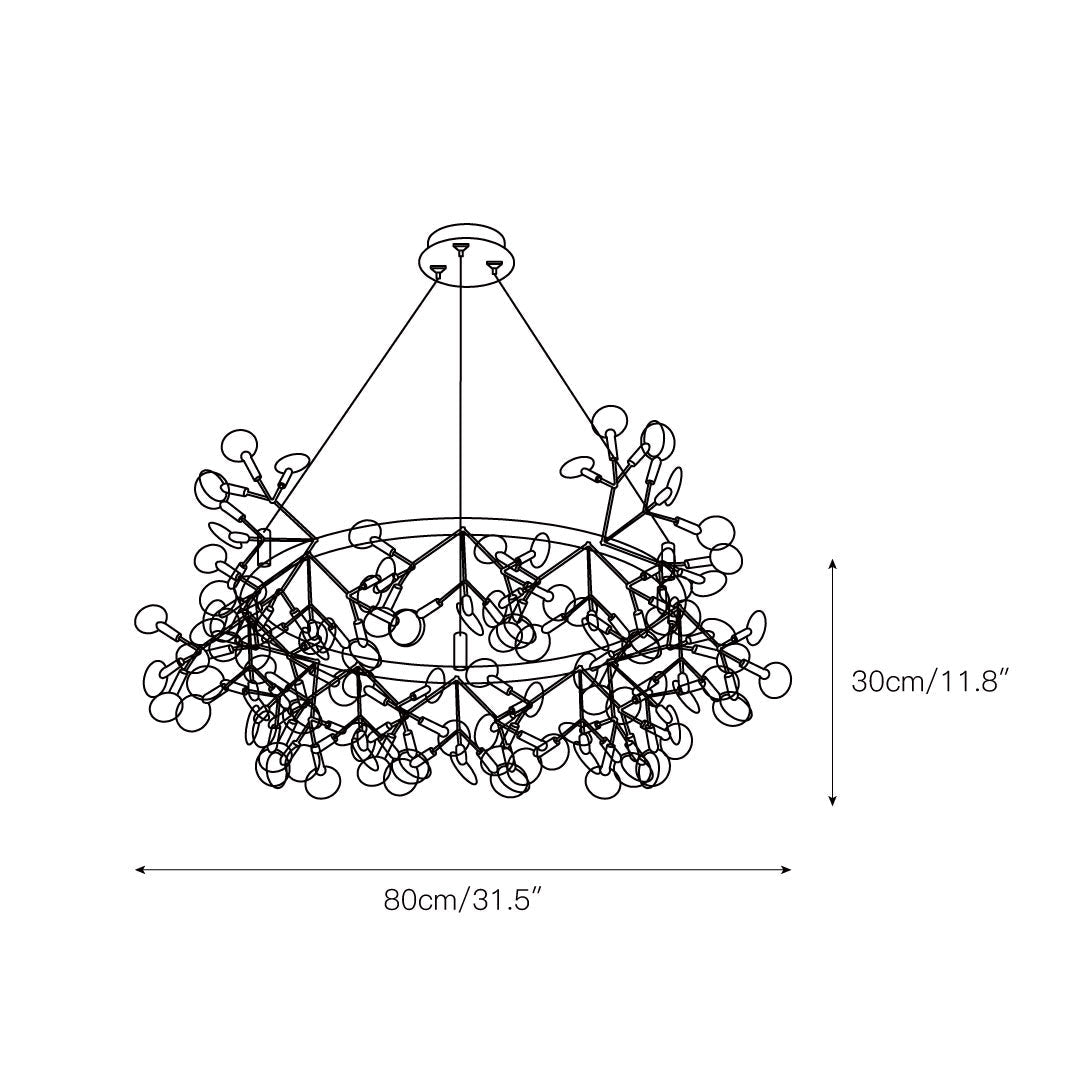 Heracleum Round Chandelier - view 4